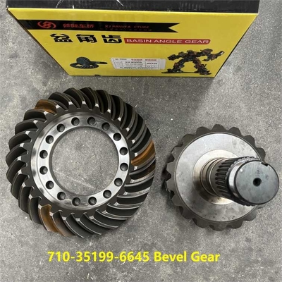 satın al 710-35199-6645 Bevel Gear HOWO Kamyon Parçaları 27/18 Pinion ve Crown Wheel Spiral Bevel Gear 27/18 Çevrimiçi üretim