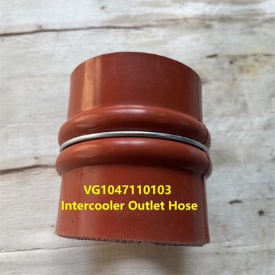 VG1047110103 Intercooler çıkış hortumu HOWO Kamyon parçaları VG1047110103/1 Egzoz manifold A7 WD615 Motor