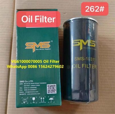 Otomatik Yağ Filtresi VG61000070005 HOWO Kamyon Parçaları Dizel Yakıt Su Ayrıcı Filtresi