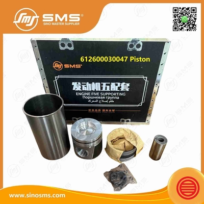 612600030047 Silindir Liner WEICHAI Motor Parçaları Piston Ring Pin Motor WP10 Beş Destek