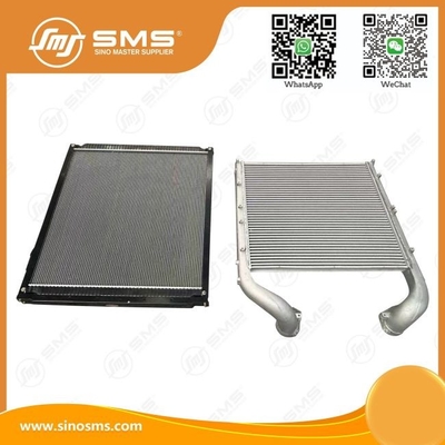 Radyatör 712W06100-0005 HOWO Kamyon parçaları Intercooler WG9925530136 WG9925530137 Su tankı